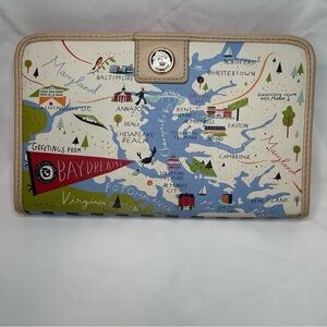 Spartina 449 Bay Dreams Snap Wallet from Greetings From Collection